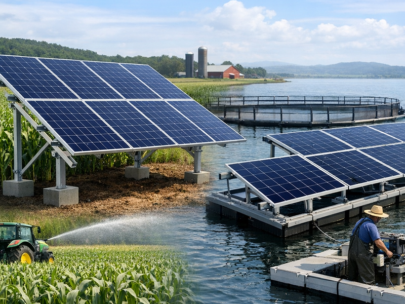 Agricultural and Aquaculture Solar Integration