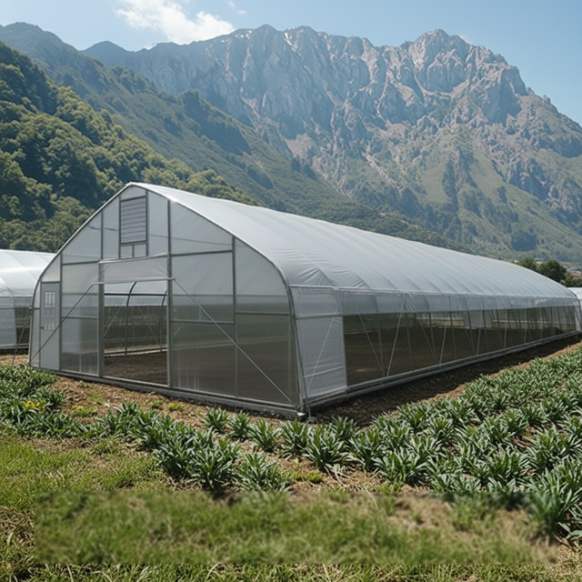 Single Span Film Greenhouse