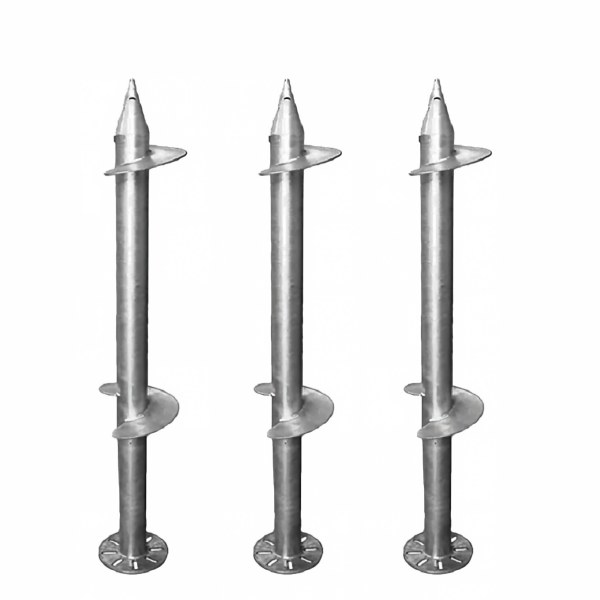 Two‑blade ground screw