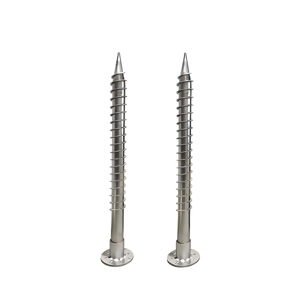 Continuous‑blade ground screw
