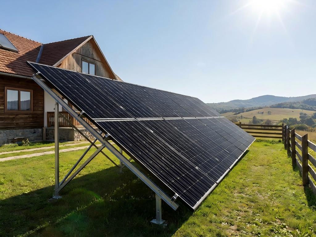 Home Solar Panel Ground Mount