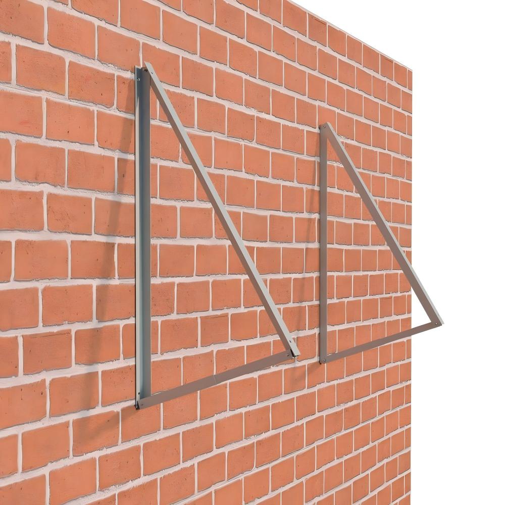 Sturdy solar panel support structure